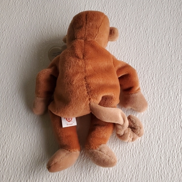 BONGO NWT Ty Beanie Babies The Monkey - Picture 2 of 7
